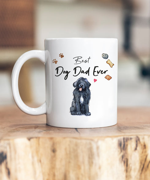 Best Dog Dad Newfoundland Ceramic Mug